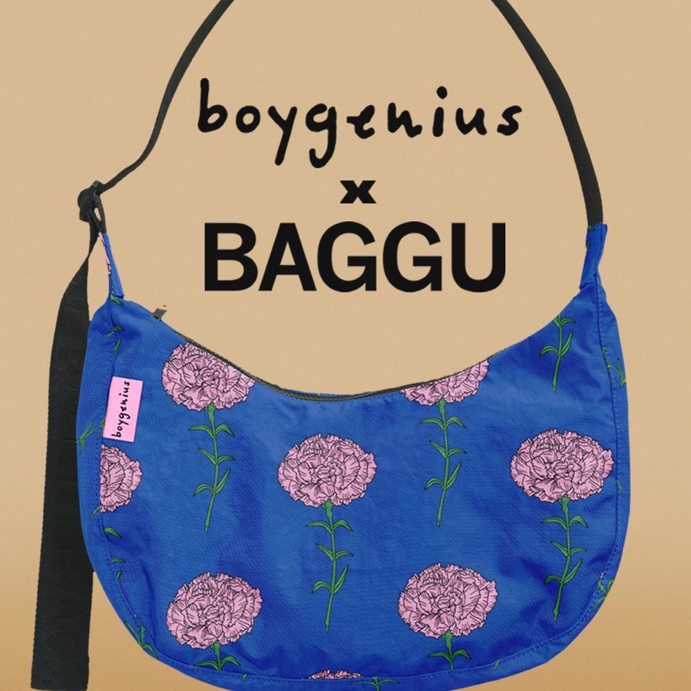 boygenius x BAGGU Crescent bag